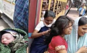 Woman gives birth to a baby on a moving train; both mother and child are safe. rajnandgaon hindi news latest news khabargali 