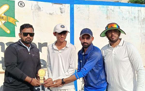Aryan Sharma scores 120 runs in the School Cricket Tournament, Raipur; Disha Public School wins the 'Cricket Terminator School Champions Trophy',Season 6, Chhattisgarh School Cricket, Terminator International Cricket Academy; Director and NIS Cricket Coach: Dr. Shabab Quraishi; Chhattisgarh, Khabargali.