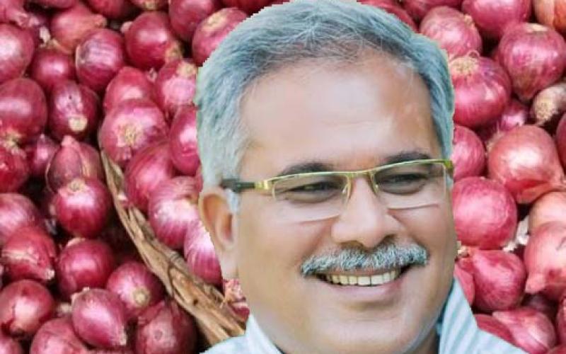bhupesh baghel and onion