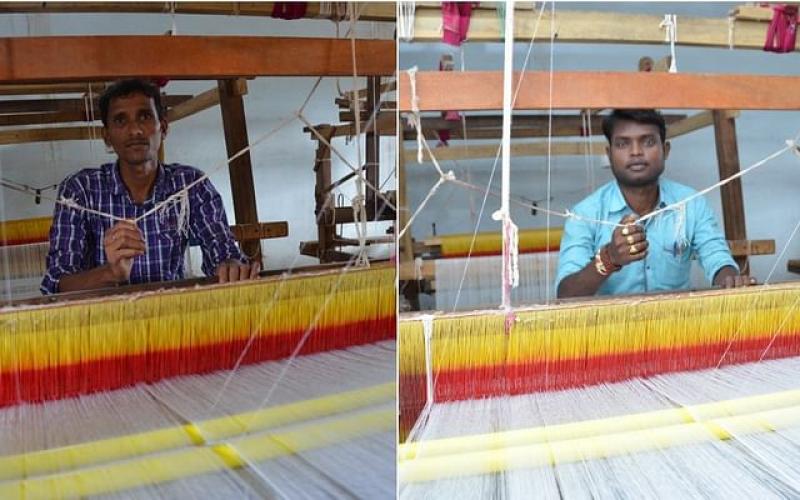 Khabargali, Handloom Association, Ministers Guru Rudrakumar, Rajesh Singh Rana, Garments Construction, Village Industries, Chhattisgarh, Weavers Cooperative Society