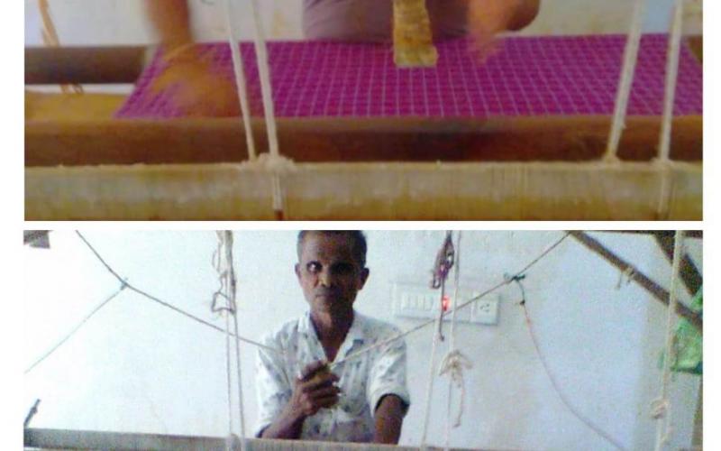 Village Industries Minister Guru Rudrakumar, Mahatma Gandhi Weavers Co-operative, Committee Maryadit, Bastar, Village Kawadgaon and Garega, Khabargali