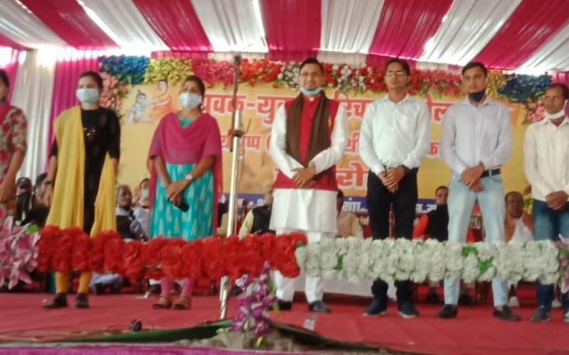 Karmadham, City District Sahu Association, Chhattisgarh, Youth-Youth Introduction Conference, Home and Public Works Minister Shri Tamradhwaj Sahu, Arjun Hirwani, Medhraj Sahu, Khabargali