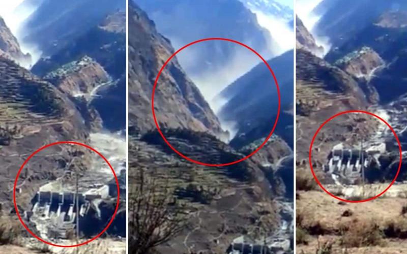 Natural disaster, glacier broken, Joshimath of Uttarakhand, Rishi Ganga project, barrage at Tapovan, water inundation, CM Trivendra Singh Rawat, Khabargali