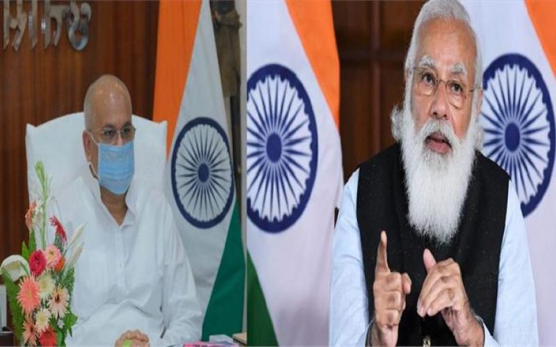 Prime Minister Narendra Modi on telephone, Chhattisgarh Chief Minister Bhupesh Baghel, Kovid-19 in the state, Khabargali