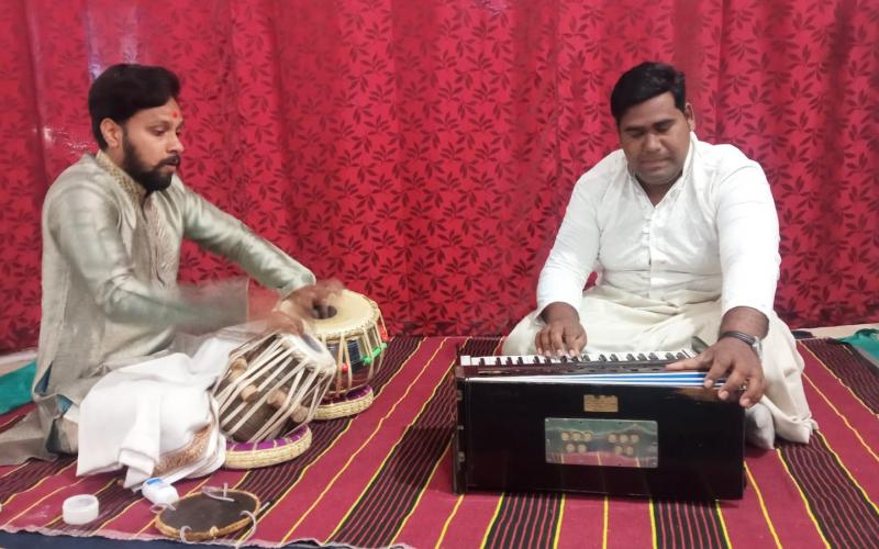 , 79th episode of Ravivasari Sangeet Sabha, Morda, Guru Pandit Mohan Singh Bhunawat, Parmanand Gandharva, classical playing on harmonium, Deepak Vyas, Khabargali
