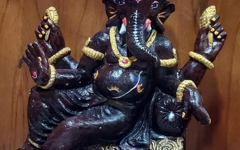 Ganesh idol made from cow dung, Veterinary College, eco-friendly, Chhattisgarh, Khabargali