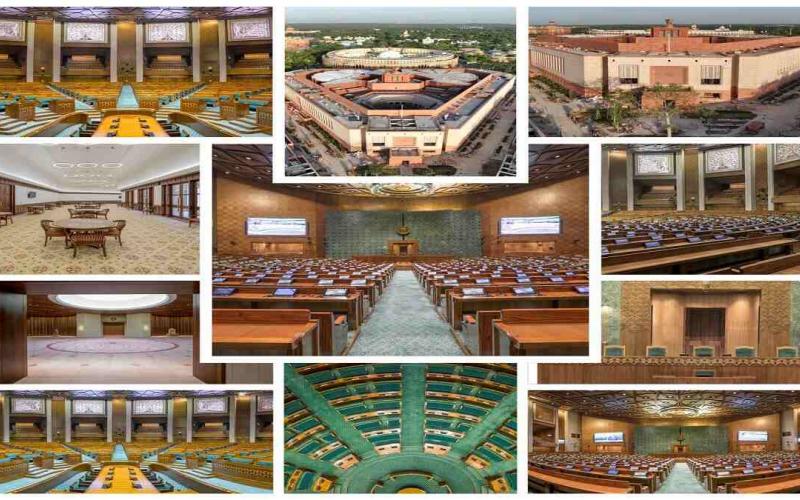 New parliament building, hi-tech equipment, cyber security, new parliament is full of great features, Prime Minister Narendra Modi, khabargali