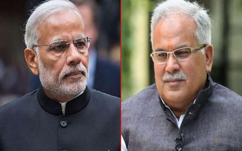 PM Modi-CM Baghel will share the stage together, five Union Ministers will also be involved, will gift 10 projects worth 7600 crores, Corona test of BJP leaders who shared the stage, 5 thousand police personnel will be deployed, Raipur, Chhattisgarh,khabargali