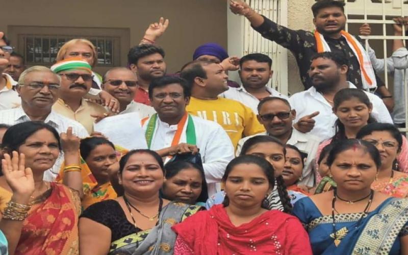 Pankaj Sharma presented claim from Raipur rural seat, Chhattisgarh,khabargali