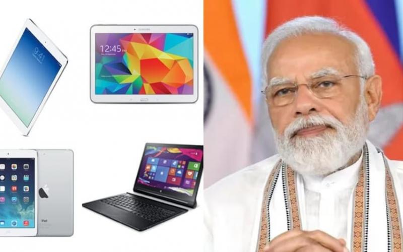 Import of laptops, tablets and PCs banned with immediate effect, Make in India program, local manufacturing, Khabargali