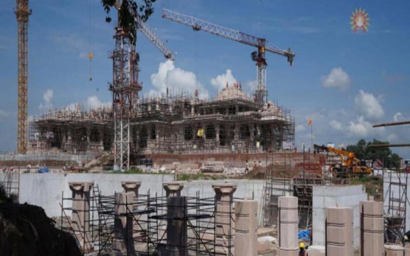 Construction of the ground floor of the three-storey Ram Shri Ram temple will be completed by the end of December, the consecration of Shri Ram temple in Ayodhya, the first ray of the sun will fall on the idol of Lord Ram on Ram Navami on January 22, there will be two idols of Lord Ram in the sanctum sanctorum, one  One movable and one immovable, a lotus-shaped fountain is being built at a cost of Rs 100 crore, this time on Diwali, 24 lakh lamps will be lit on Ram Ki Pauri, Nripendra Mishra, PM Modi, Khabar