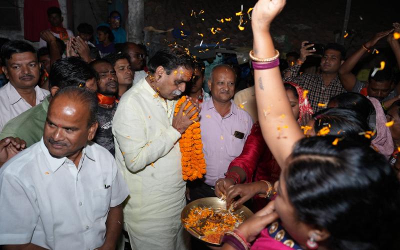 Former Cabinet Minister Rajesh Munat filed nomination as per the auspicious time, BJP candidate for Raipur West Assembly, Chhattisgarh Assembly Elections, Khabargali