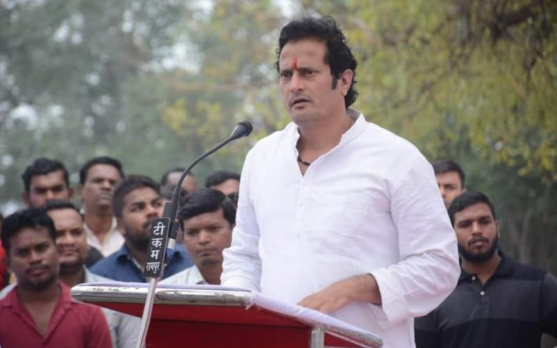 MLA and Congress candidate of West Assembly Vikas Upadhyay, Assembly elections, Chhattisgarh, Khabargali