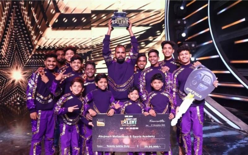 Malkhamb player of Abujhmad became the winner of India's Got Talent, Manoj Prasad, Paras Yadav, Narendra Gota, Yuvraj Som, Phoolsingh Salam, Shyamlal Potai, Salam, Rakesh Kumar Varda, Monu Netam, Rajesh Korram, Shubham Potai, Ajmat Faridi, Sameer Shori and  Suresh Potai, Chhattisgarh, Khabargali