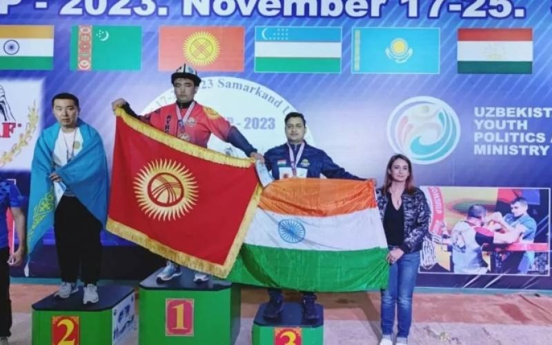 Divyang Shrimant Jha, Para Armwrestling Championship Bronze Medal in Asia Cup, Chhattisgarh, Asia Cup Para Armwrestling Championship in Uzbekistan, Khabargali