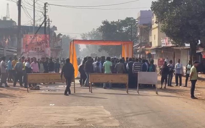 BJP vice president of Kanker district Asim Rai shot dead, tension in Pakhanjur after murder of BJP leader, Paralkot closed, police guard, Chhattisgarh, Khabargali