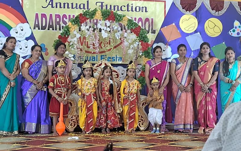 Adarsh ​​Public School Sunder Nagar Raipur, Annual Celebration, Principal Smt. Naina Bodhankar, Chhattisgarh, Khabargali