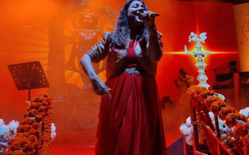 Grand event of Hamar Bhancha Ram on the occasion of Shri Ram Mandir Pran Pratishtha Ayodhya, Shri Ram Mandir Pran Pratishtha Utsav Organizing Committee, Singer Swasti Mehul, Raipur, Chhattisgarh, Khabargali
