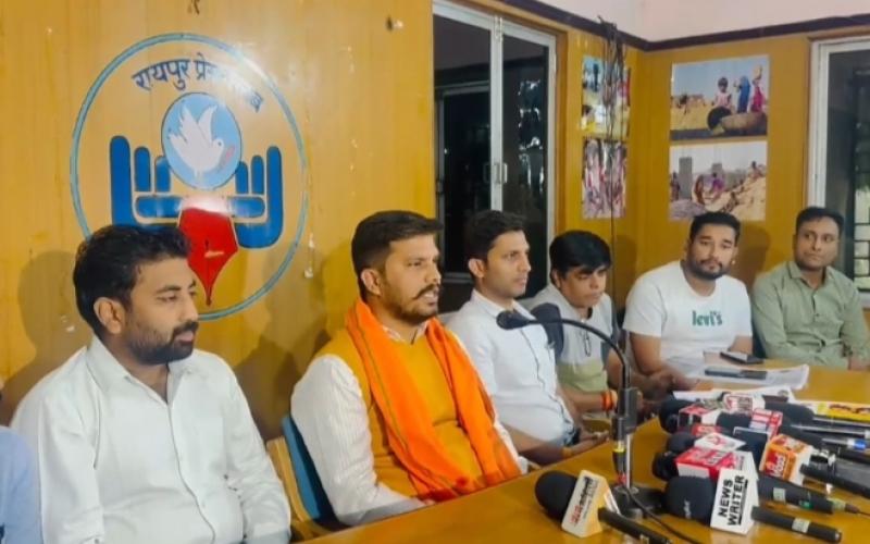 Big rangoli of Shri Ram made from paddy, 2000 meter gamchha named Shri Ram and 501 children will create the form of Shri Ram, Chhattisgarh Nationalist Sangh is making three world records. A grand event will be held on January 21, Raipur will celebrate "Bhancha Ram Nanihal Mahotsav", Shri Ram  Saffron will be the mother's house, Raipur, Chhattisgarh, Virendra Dubey, Khabargali