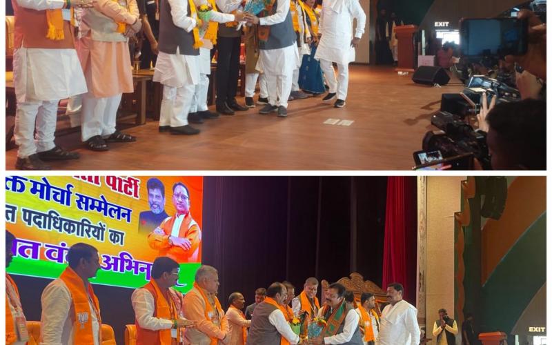 Another blow to Congress...Bilaspur District President now in BJP, Arun Singh Chauhan, Chhattisgarh, Khabargali
