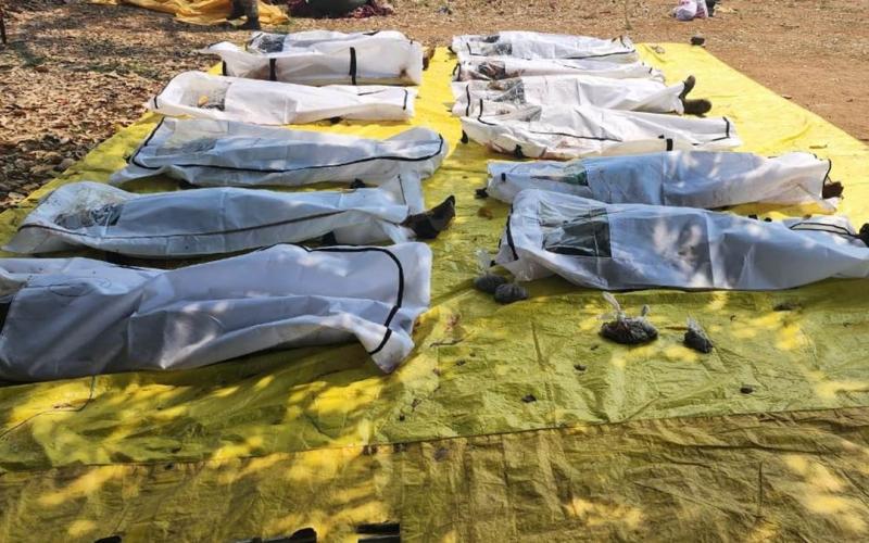 Bodies of 13 Naxalites recovered so far in Bijapur encounter, Chhattisgarh, Khabargali