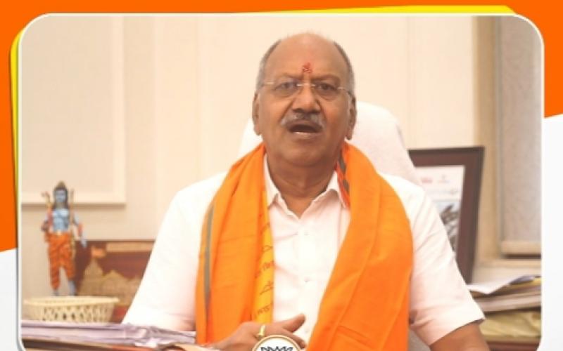 Brijmohan released mobile number, asked for suggestions from the people of Lok Sabha constituency, Education and Culture Minister of Chhattisgarh Government and BJP candidate from Raipur Lok Sabha constituency Brijmohan Agarwal, Chhattisgarh, Khabargali