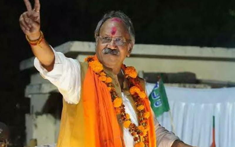 Brijmohan Agrawal roared in Odisha, targeted the new government, sought votes for Dharmendra Pradhan and Jaynarayan Mishra in Sambalpur, Khabargali