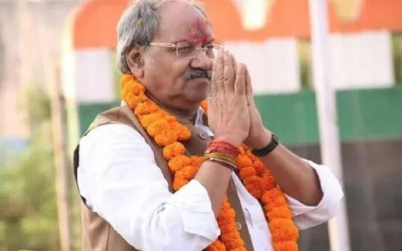 Newly elected MP Brijmohan Agarwal reached the capital Raipur, Khabargali