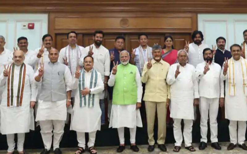 Lok Sabha elections, President Draupadi Murmu, NDA, BJP-led National Democratic Alliance, Prime Minister Narendra Modi, New Delhi, KhabarGali