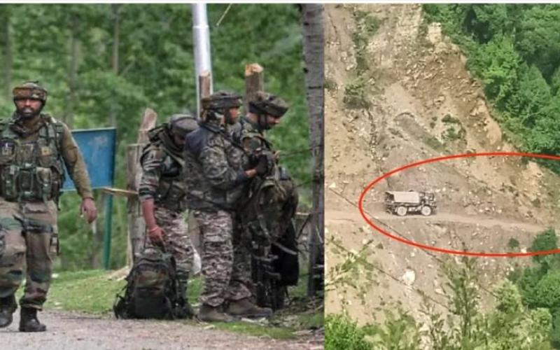 BIG BREAKING 4 soldiers martyred: Enraged terrorists hurled grenade at Indian Army vehicle, 6 injured, Khabargali