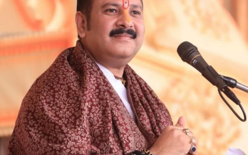 In the sermon of famous storyteller Pradeep Mishra, there was an allegation of black marketing of passes and giving passes to devotees for Rs 2 thousand...  latestnews   hindi news cg news rajnandgaon news khabargali 