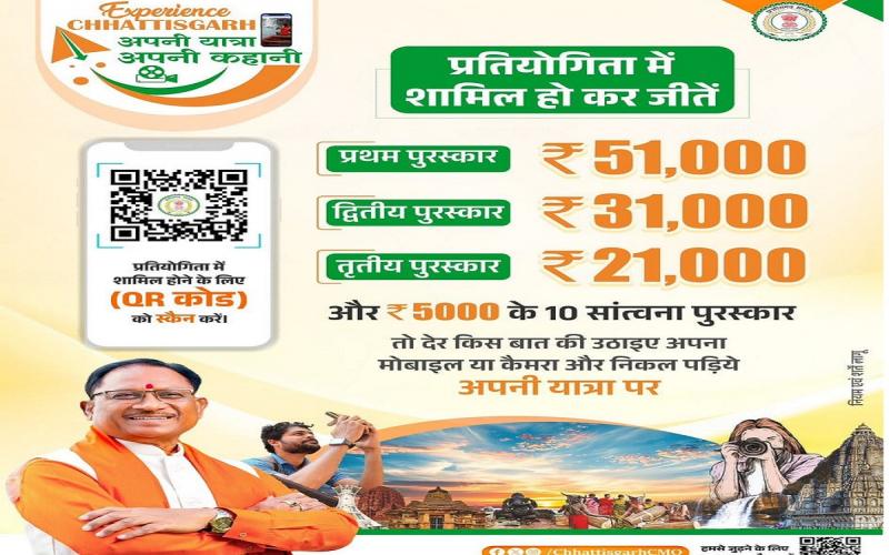 Chhattisgarh government is giving a chance to win cash prize of Rs 51000, you just have to do this work...  cg news  cg big news cg latestnews khabargali 