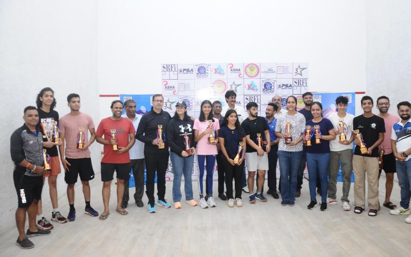 Many exciting matches were seen in Chhattisgarh Squash Open Tournament, Raipur, Khabargali