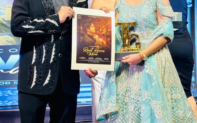 Chhattisgarh's daughter Bollywood playback singer Aishwarya Pandit honored with "Filmjins Tycoon Global Governance and Business Award 2024", Raipur, Khabargali