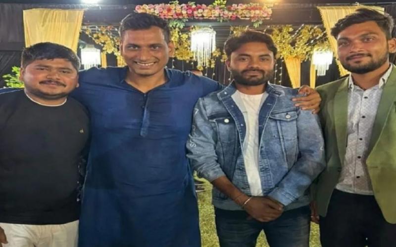 BJP's post is going viral on social media, in discussion, BJP posted a photo of two main accused of Sarguja case with Congress MLA from Bhilai Devendra Yadav, Chhattisgarh, Khabargali