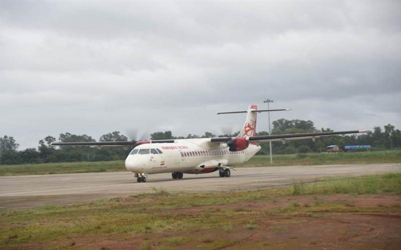 Air service will start at Maa Mahamaya Airport from this month, Prime Minister will show the green flag... Cg news hindi news cg big news Raipur news khabargli 