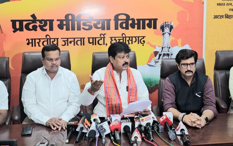 Bhupesh and Congress leaders should answer the public on their role in the Bitcoin scam: BJP, State General Secretary Sanjay Srivastava attacks Congress leaders, Khabargali