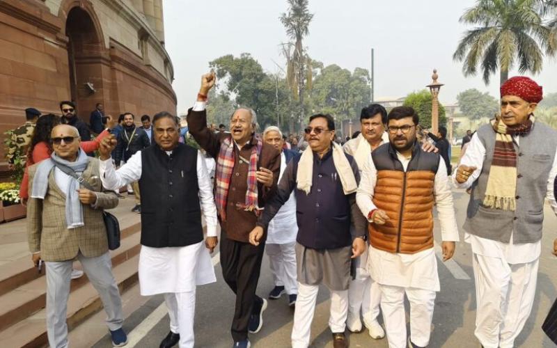 BJP will not tolerate any false allegations and insult to the Constitution: MP Brijmohan Agarwal, Khabargali