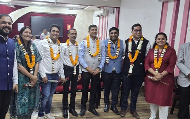 New management committee of ICAI Raipur branch formed, Raipur, Institute of Chartered Accountants of India, CA Rishikesh Yadav, CA Vikas Golchha, CA Sanskar Aggarwal, CA Rashmi Verma, CA Ravi Jain, CA Ayushi Garg and CA Sheetal Kala, Chhattisgarh, Khabargali,