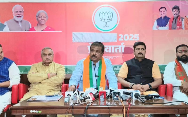 BJP issues chargesheet on 15 years of misrule of Congress in Raipur Municipal Corporation, Raipur got corruption and misery under Congress rule: Sanjay Shrivastava, Raipur, Chhattisgarh, Khabargali