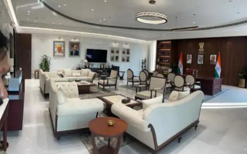 BJP calls Atishi's allegations false, releases photo of CM's office, New Delhi, Khabargali