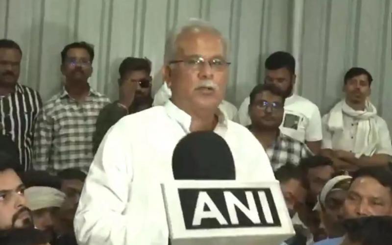 Bhupesh Baghel gave a big statement after ED's visit, Durg Bhilai After the ED raid at his residence, former Chhattisgarh CM Bhupesh Baghel addressed his supporters, Chhattisgarh, Khabargali