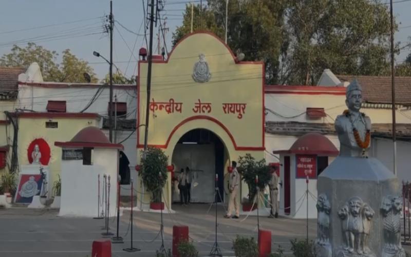 Once again a prisoner committed suicide in Raipur Central Jail, died by hanging himself hindi news Chhattisgarh news khabargali 