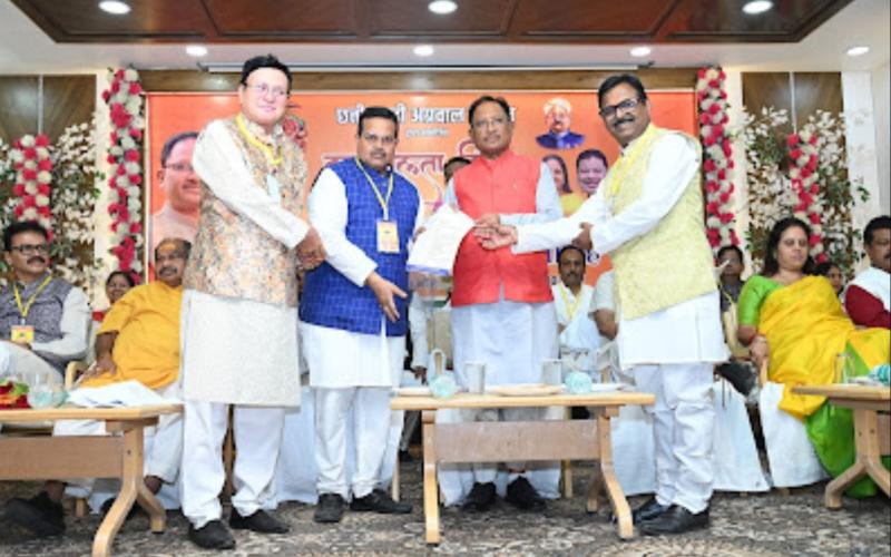 Charity and philanthropy are in the nature of Daau Agarwal community: Vishnudev Sai, Demand to start state decoration in the name of philanthropist Daau Kalyan Singh Agarwal - Daau Anurag Agarwal, Chhattisgarh, Raipur, Khabargali
