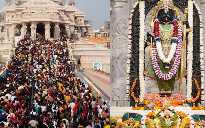 The country is immersed in the devotion of Shri Ram, Ramlala's birth anniversary is being celebrated like this in every state., Ayodhya, Khabargali