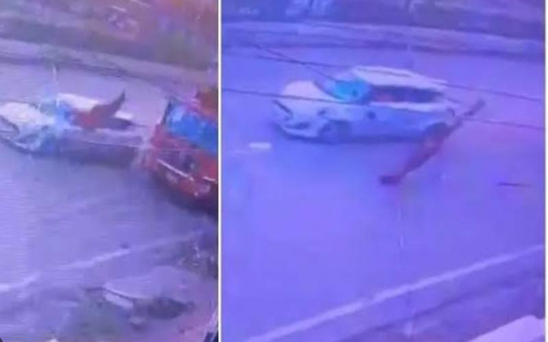 Three women who went out for a morning walk were crushed by a car, one died, two seriously injured hindi news Raipur News Chhattisgarh khabargali 