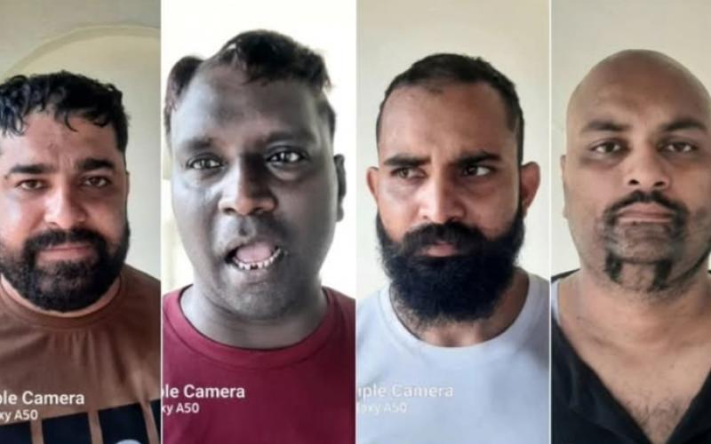 Hooliganism by bouncers in Mekahara Hospital: 4 accused who pointed guns at journalists jailed till June 6, main accused Wasim Akram, police took out a procession of the accused, investigation on unlicensed guns too, Raipur, Chhattisgarh, Khabargali
