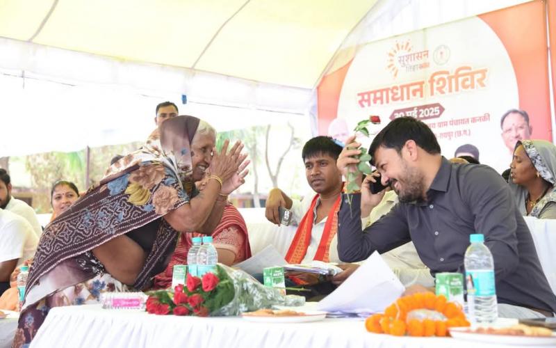 Good governance festival is bringing big changes with small joys, people's dreams are coming true: Anuj Sharma, Dharsiva MLA Padma Shri, Chhattisgarh, Khabargali