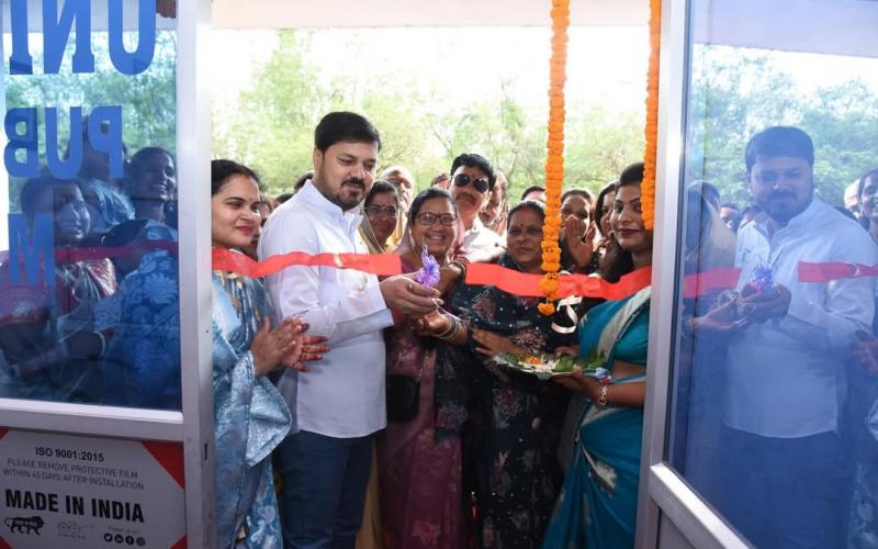 MLA Anuj inaugurated Universal Public School, Dharsiva MLA Padmashree Anuj Sharma, Mandhar, Chhattisgarh, Khabargali