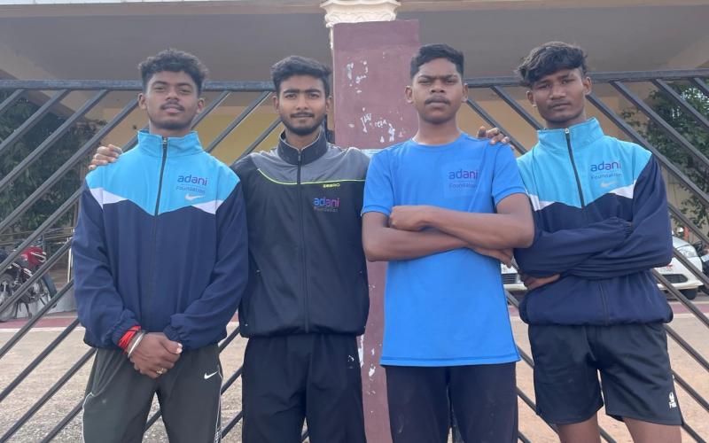 Seven students selected from Adani Foundation's archery training center, Chhattisgarh, Khabargali